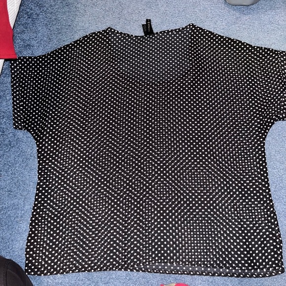 Women’s Full Tilt Polka Dot Top- size Large - Picture 3 of 7